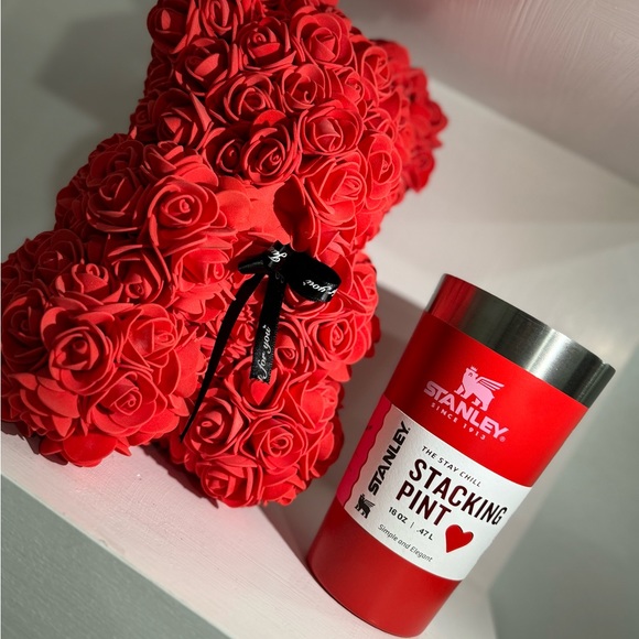 Stanley 16oz pint glass Target Red - Picture 1 of 1